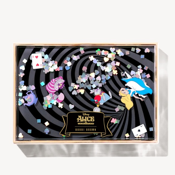 🐰♣️NWT BOBBI BROWN DISNEY ALICE IN WONDERLAND EYE SHADOW PALETTE METALLIC 🐇🐰 - Picture 3 of 12